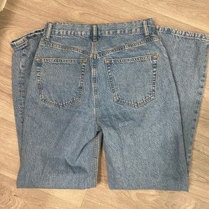 ASOS wide leg mom jean